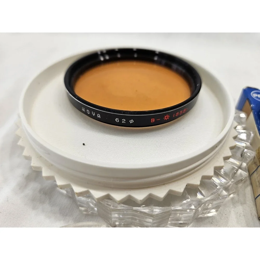 Lot Of Six Camera Filter Lenses Vemar Hoya Tiff Vivitar